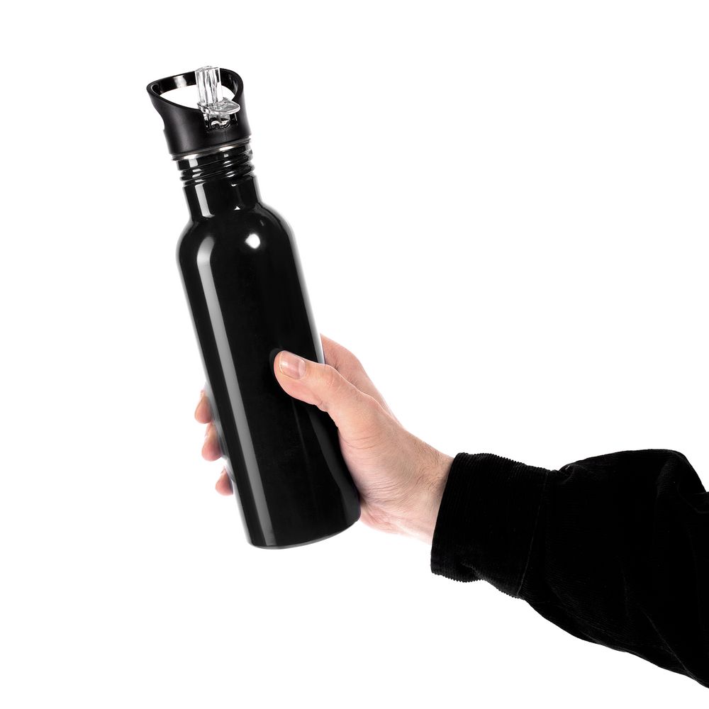 Спортивная бутылка Cycleway, черная / Миниатюра WWW (1000)