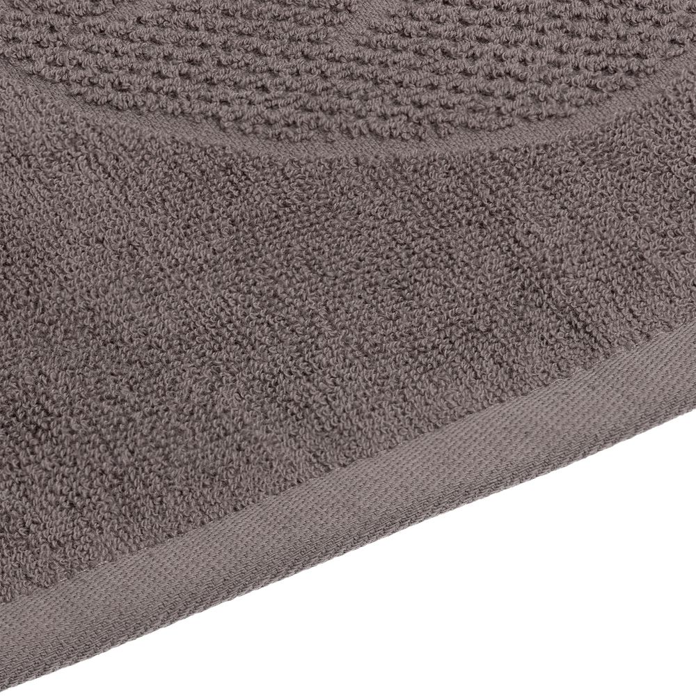 Полотенце махровое «Флора», большое, коричневое (шитаки) / Миниатюра WWW (1000)