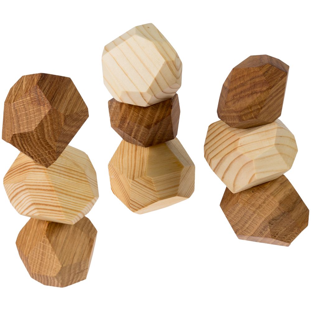 Игра «Гора камней», сосна и дуб, 9 элементов / Миниатюра WWW (1000)