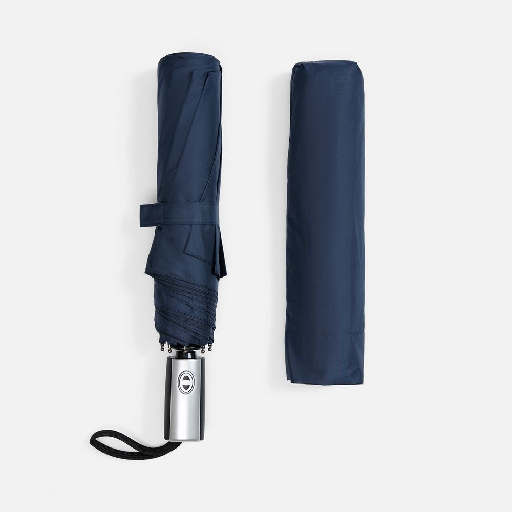 Зонт складной Fiber, темно-синий / Миниатюра WWW (1000)