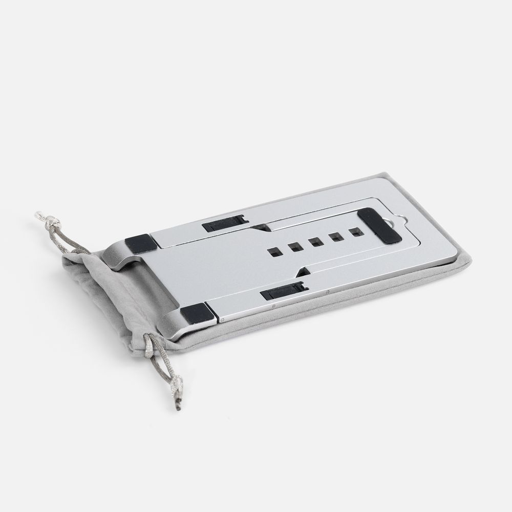 Подставка для смартфона Tactic, серебристая / Миниатюра WWW (1000)