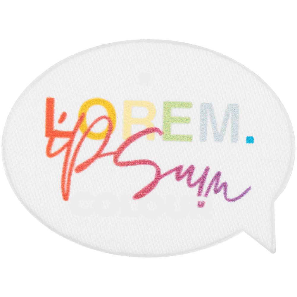 Наклейка тканевая Lunga Bubble, M, белая / Миниатюра WWW (1000)