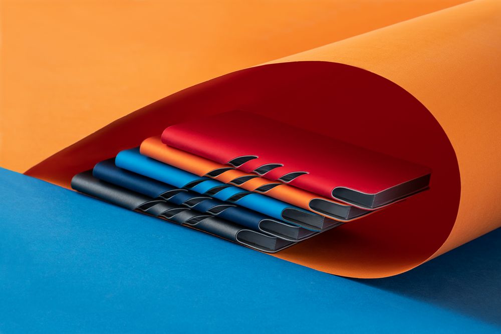 Ежедневник Flexpen Mini, недатированный, синий / Миниатюра WWW (1000)