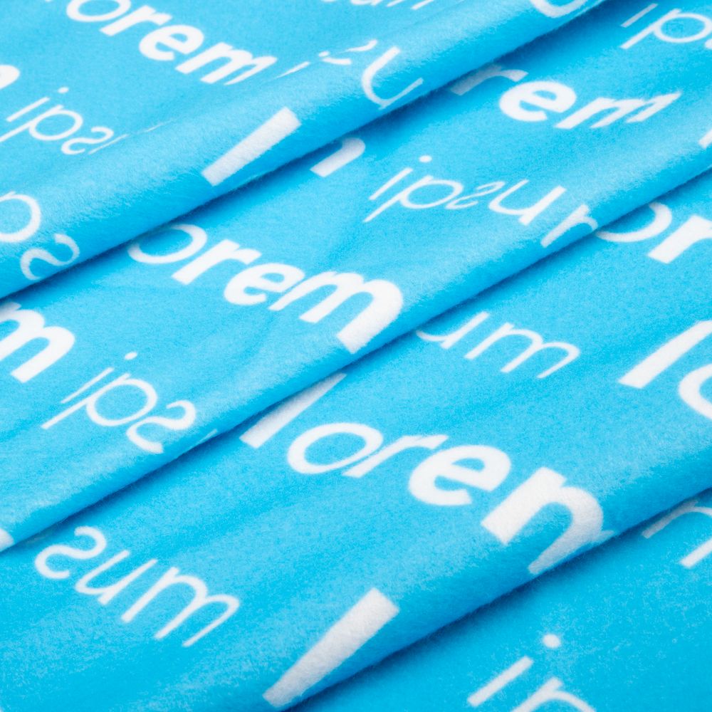 Флисовый плед Feltro Color Plus с печатью на заказ, S / Миниатюра WWW (1000)