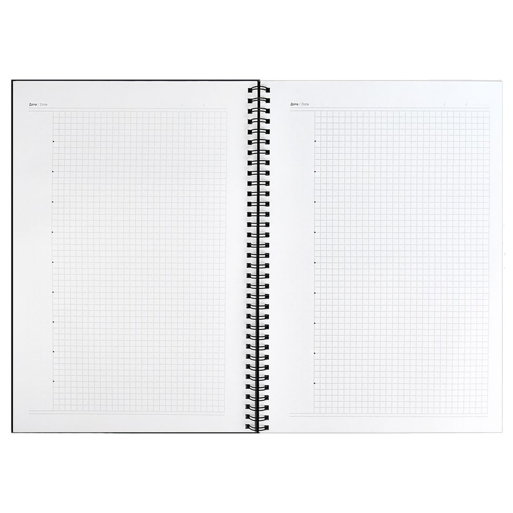 Ежедневник Notera, недатированный, черный / Миниатюра WWW (1000)