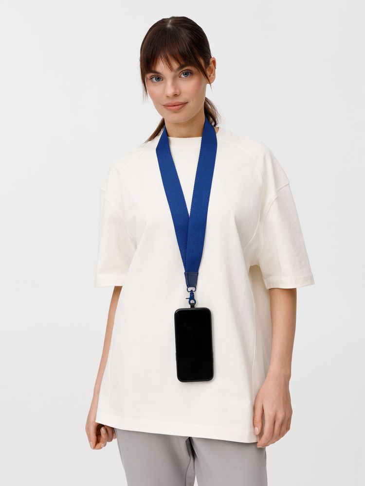 Ланьярд Band, синий / Миниатюра WWW (1000)