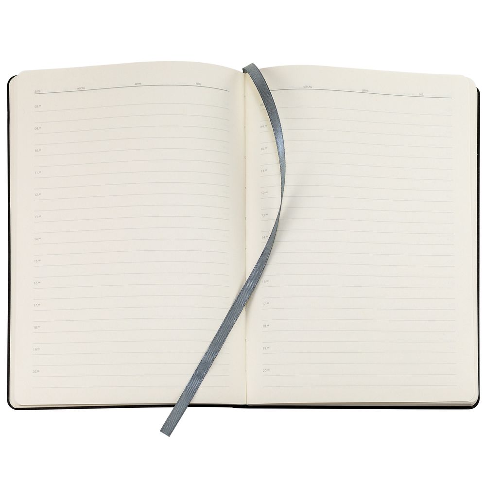 Ежедневник Lable, недатированный, темно-серый / Миниатюра WWW (1000)