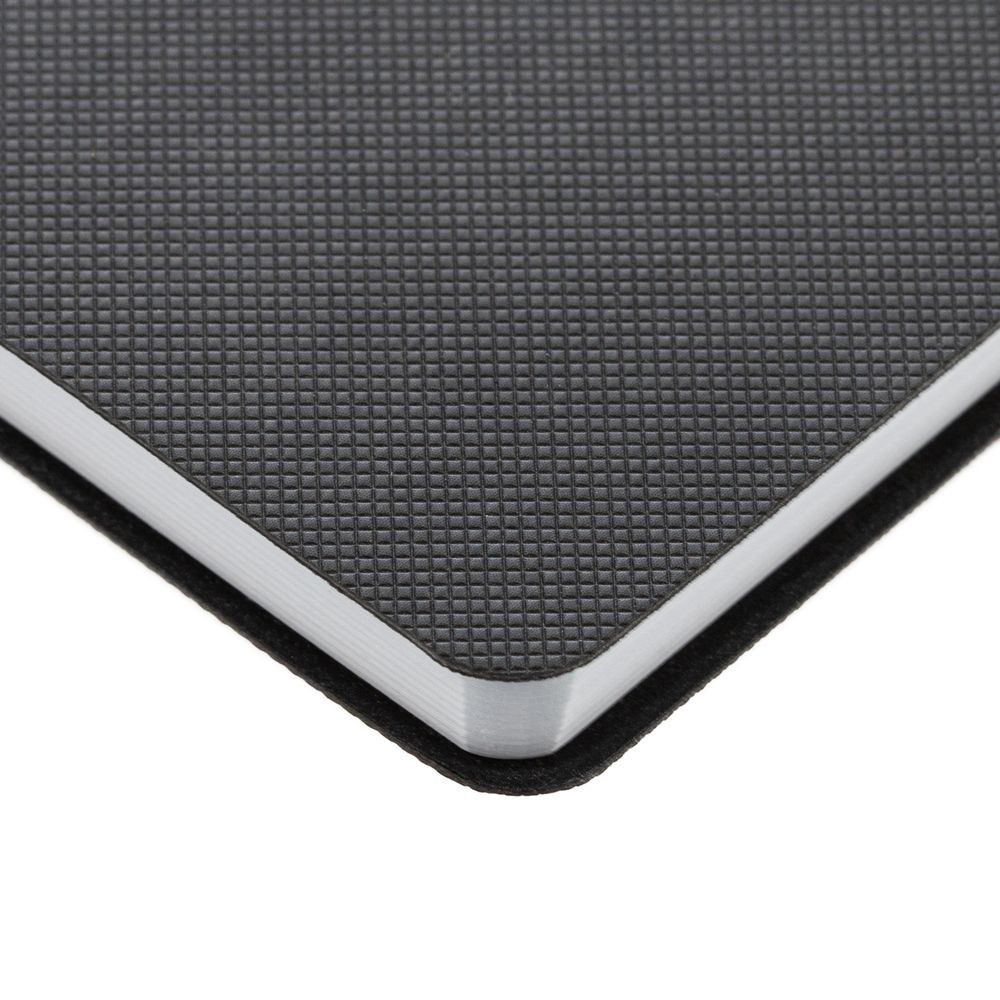 Ежедневник Knit, недатированный, темно-серый / Миниатюра WWW (1000)