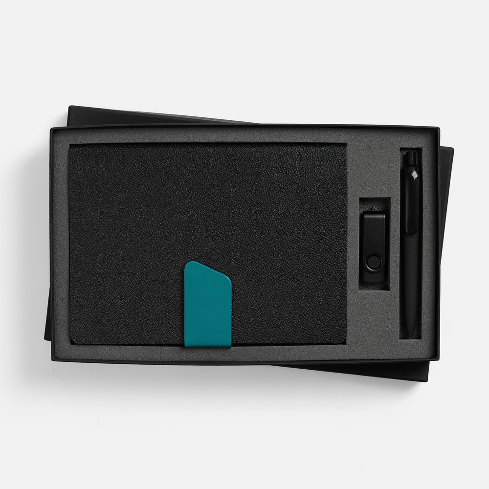 Набор Boom Memory, черный с бирюзовым / Миниатюра WWW (1000)