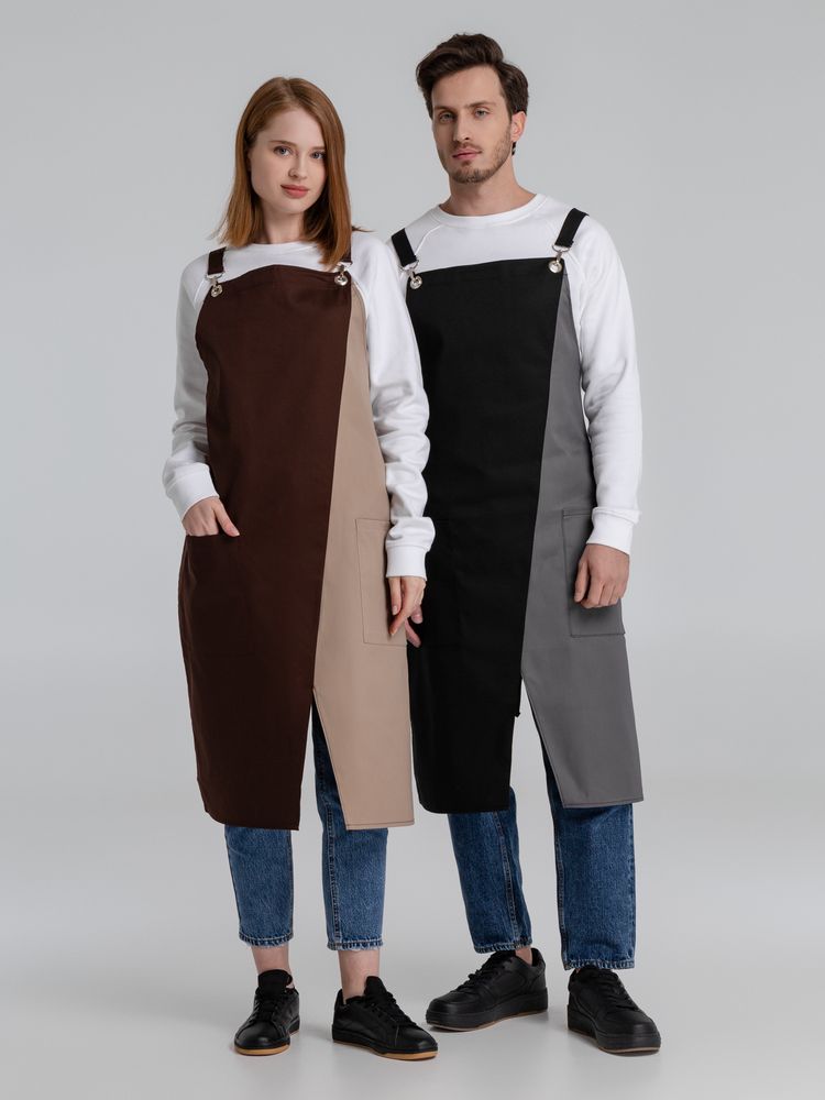 Фартук Picante, коричневый с бежевым / Миниатюра WWW (1000)