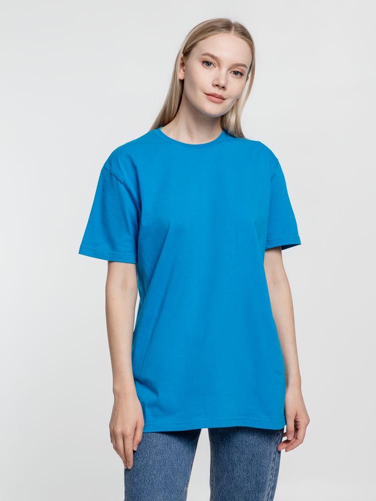 Футболка унисекс T-Bolka 160, бирюзовая / Миниатюра WWW (1000)