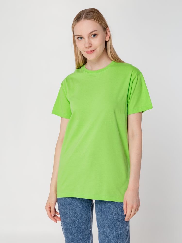 Футболка унисекс T-Bolka 160, зеленое яблоко / Миниатюра WWW (1000)