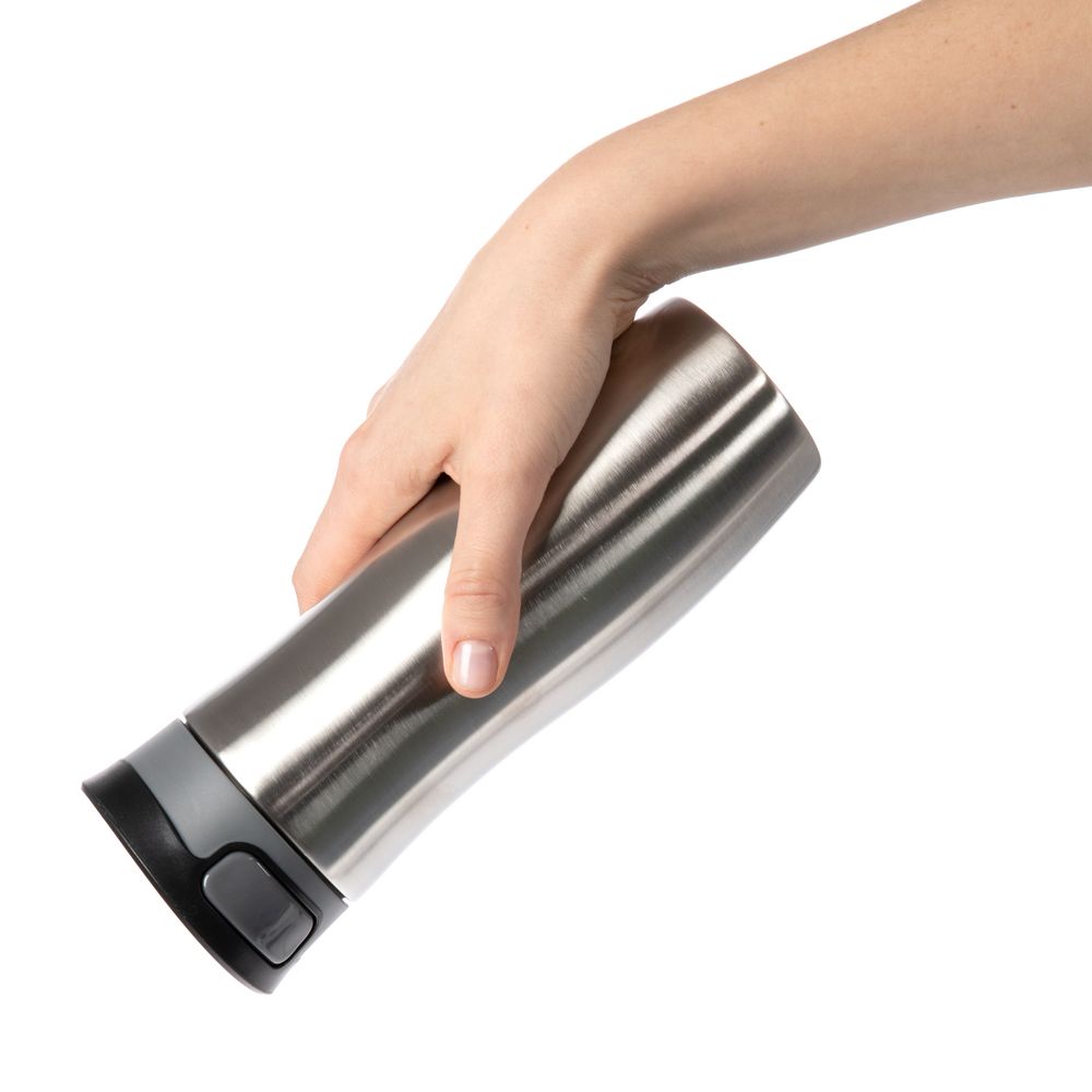 Термостакан Tansley, герметичный, вакуумный, серебристый / Миниатюра WWW (1000)