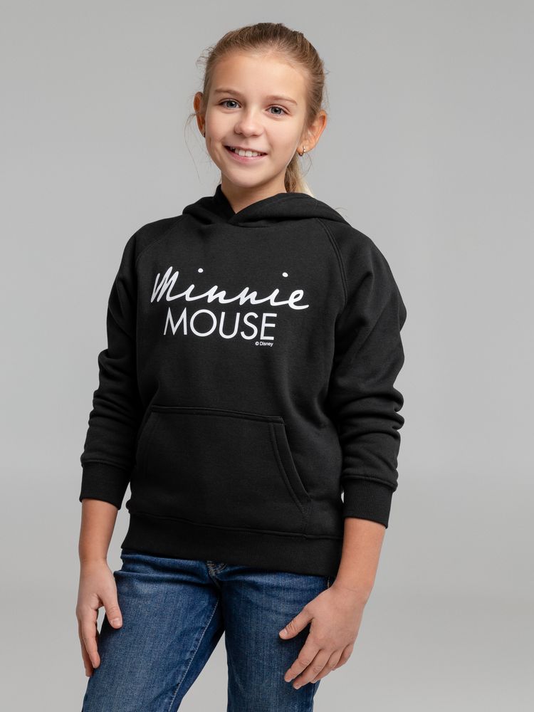 Худи детское Minnie In My Head, черное / Миниатюра WWW (1000)