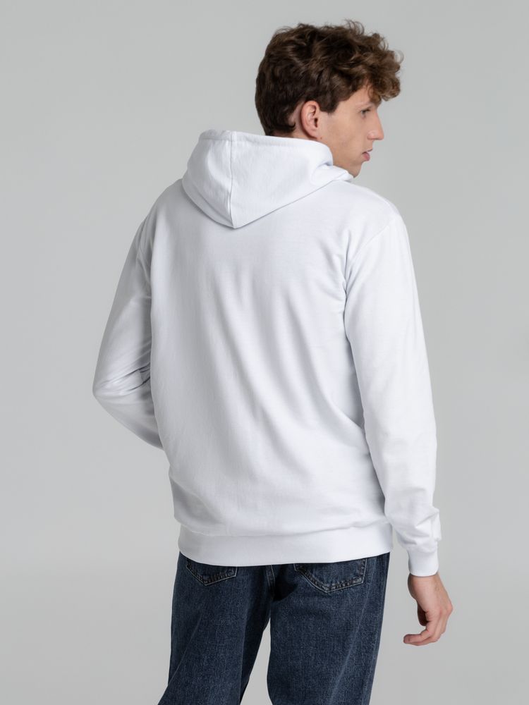 Толстовка на молнии с капюшоном Unit Siverga, белая / Миниатюра WWW (1000)