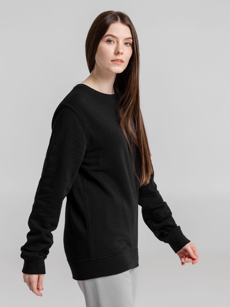 Свитшот унисекс BNC Organic, черный / Миниатюра WWW (1000)