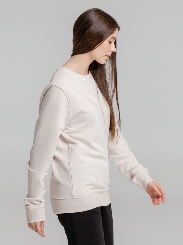 Свитшот унисекс BNC Organic, молочно-белый / Миниатюра WWW (1000)