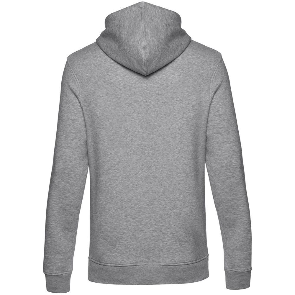 Толстовка с капюшоном унисекс BNC Organic, серый меланж / Миниатюра WWW (1000)