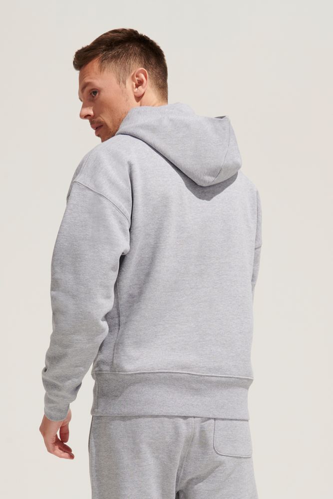 Худи оверсайз унисекс Origin, серый меланж / Миниатюра WWW (1000)