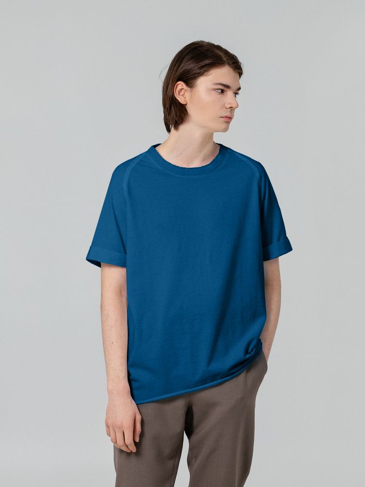 Футболка унисекс Vozduh 1.0, синяя / Миниатюра WWW (1000)