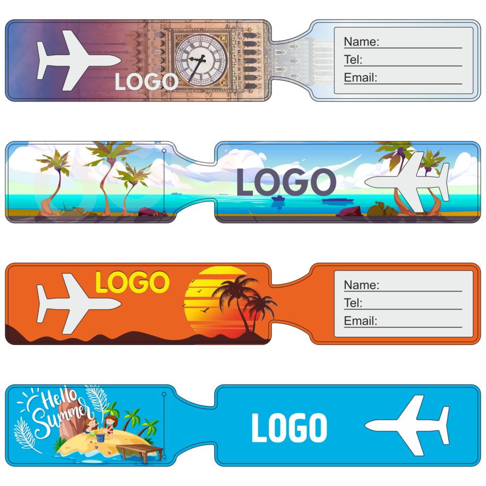 Багажная бирка Saff Travel на заказ / Миниатюра WWW (1000)