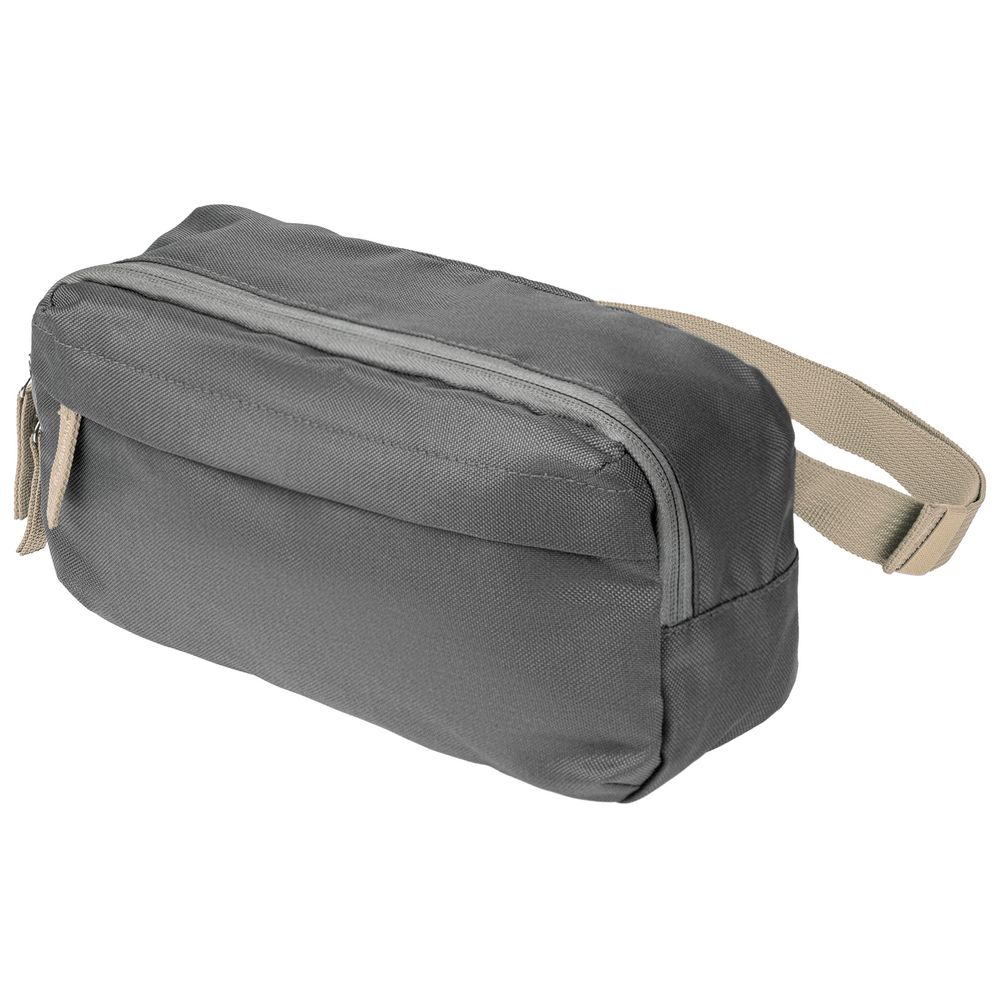 Поясная сумка Sensa, серая с бежевым / Миниатюра WWW (1000)