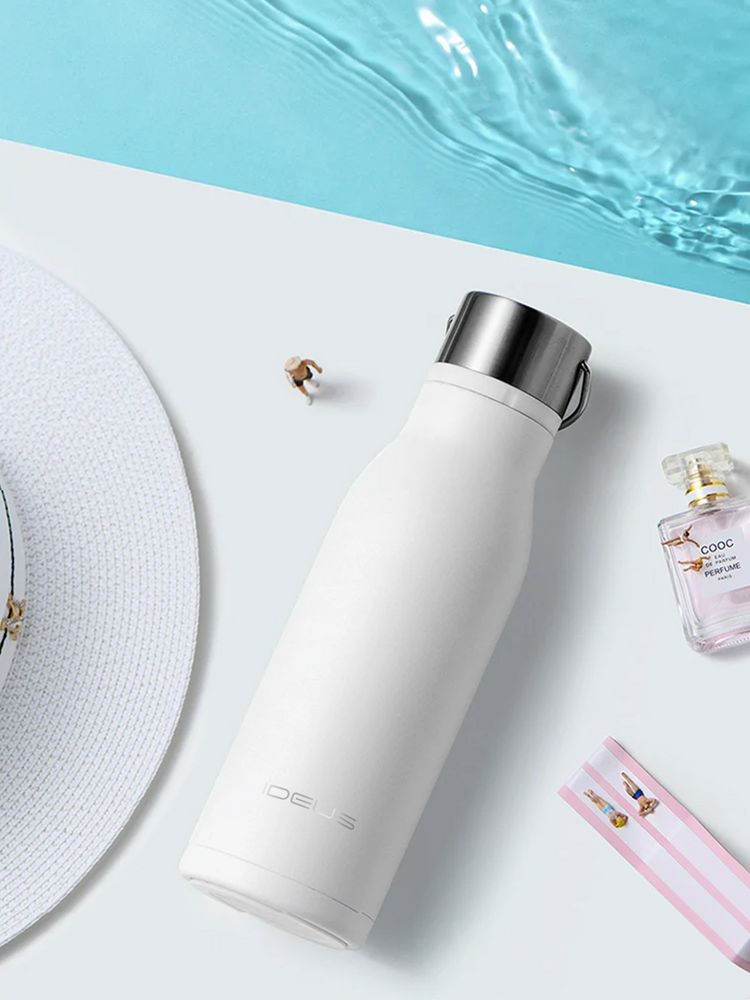 Термобутылка Tabenodo, белая / Миниатюра WWW (1000)