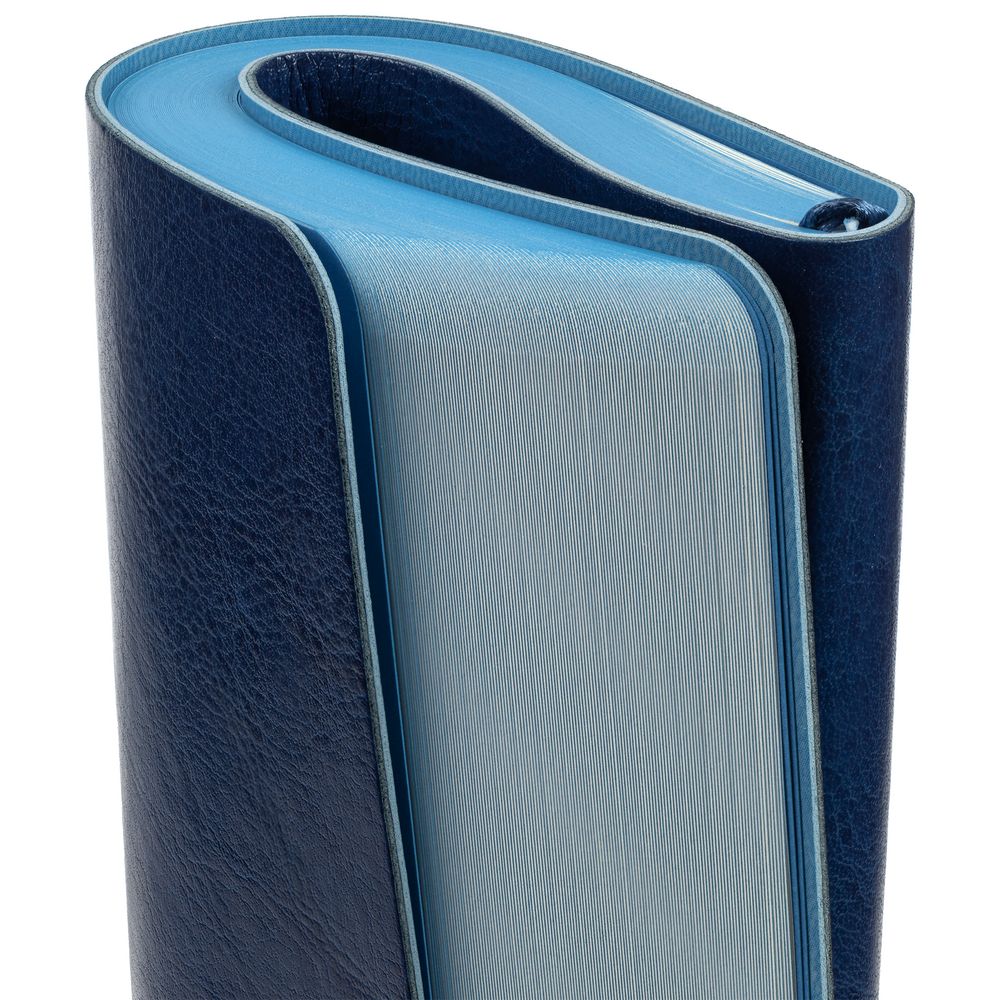 Ежедневник Slip, недатированный, сине-голубой, с белой бумагой / Миниатюра WWW (1000)