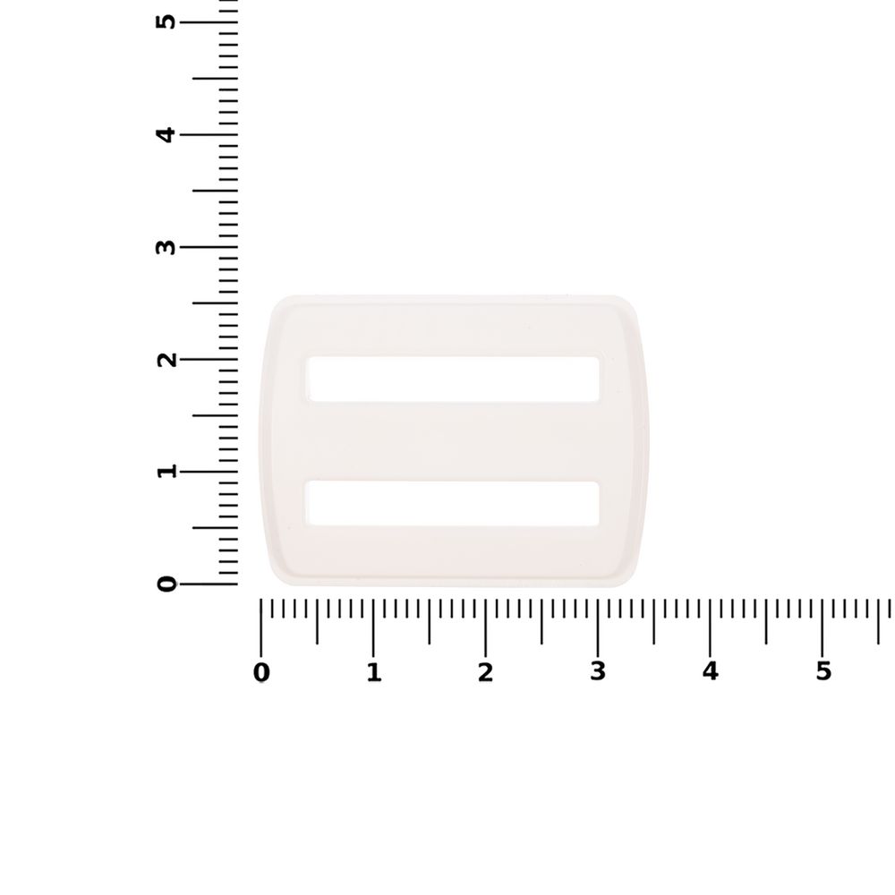 Пряжка — регулятор ремня Fermo, белая / Миниатюра WWW (1000)