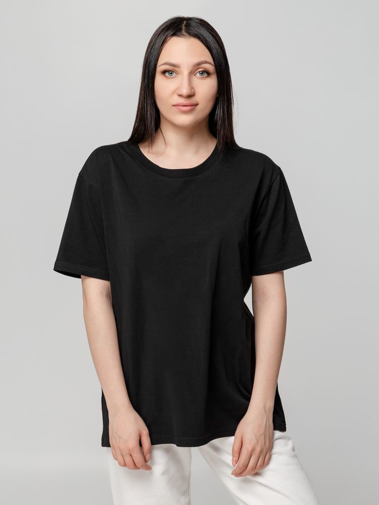 Футболка унисекс оверсайз Street Vibes, черная / Миниатюра WWW (1000)