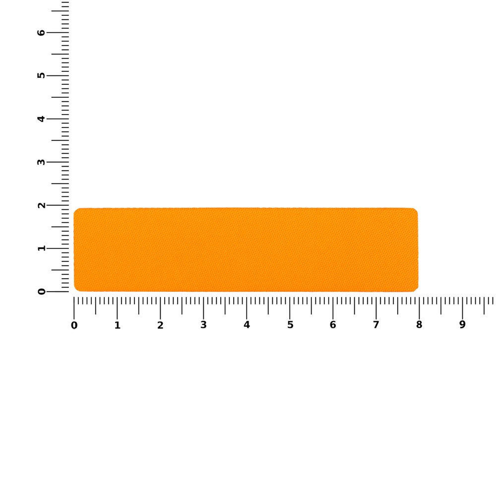 Наклейка тканевая Lunga, S, оранжевый неон / Миниатюра WWW (1000)