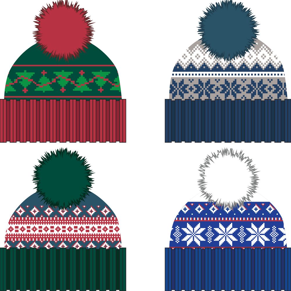 Шапка Joyful на заказ, полушерсть / Миниатюра WWW (1000)