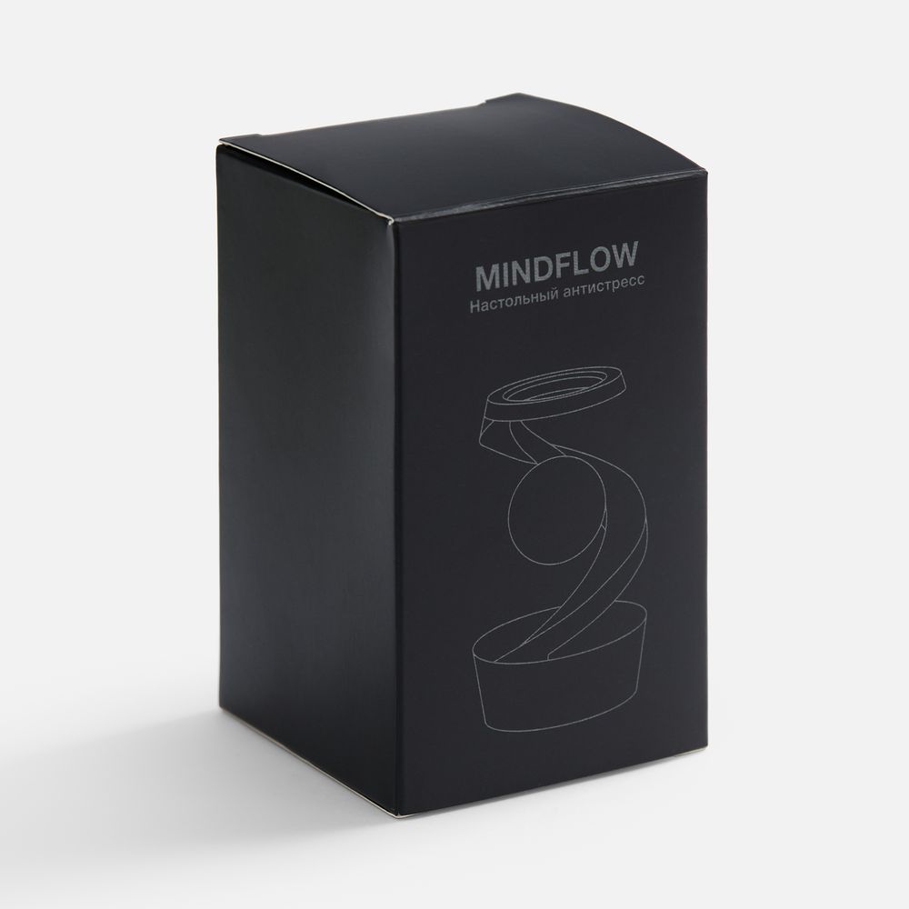Настольный антистресс Mindflow, черный с серебристым / Миниатюра WWW (1000)