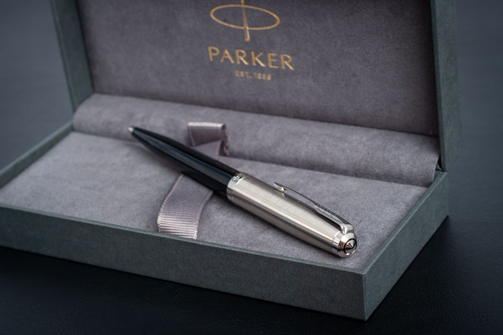 Ручка шариковая Parker 51 Black CT, черная / Миниатюра WWW (1000)