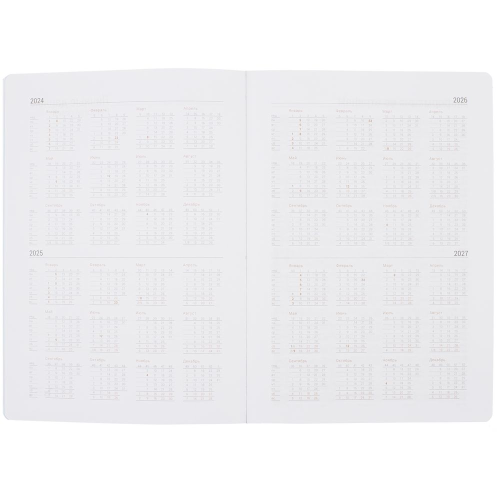 Ежедневник New Factor, недатированный, бирюзовый / Миниатюра WWW (1000)