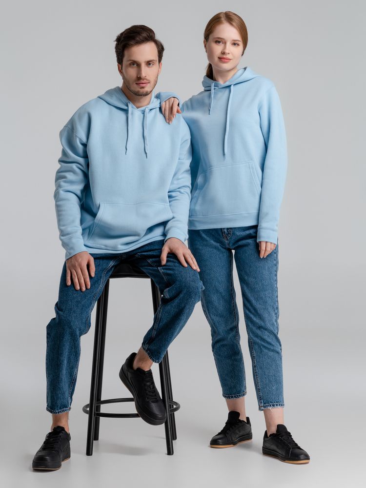 Толстовка с капюшоном Slam 320, голубая / Миниатюра WWW (1000)