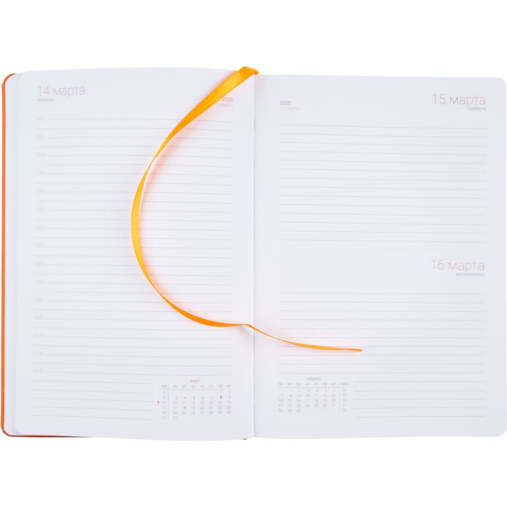 Ежедневник Basis, датированный, оранжевый / Миниатюра WWW (1000)