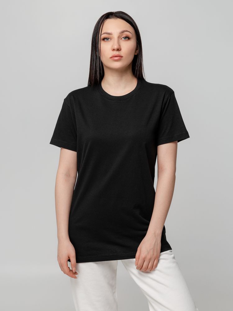 Футболка унисекс T-bolka 140, черная / Миниатюра WWW (1000)