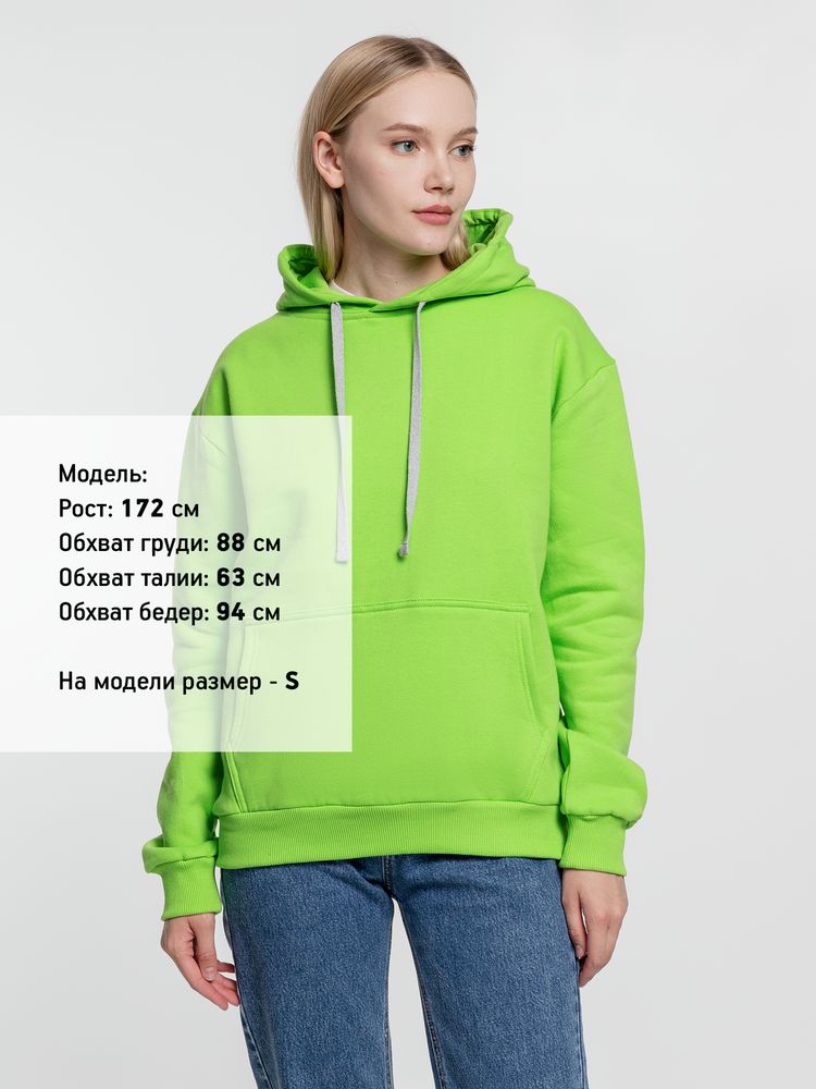 Толстовка с капюшоном Kirenga Heavy, зеленое яблоко / Миниатюра WWW (1000)