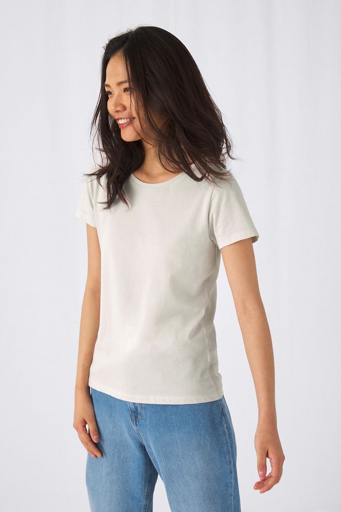 Футболка женская E150 Organic, розовая / Миниатюра WWW (1000)