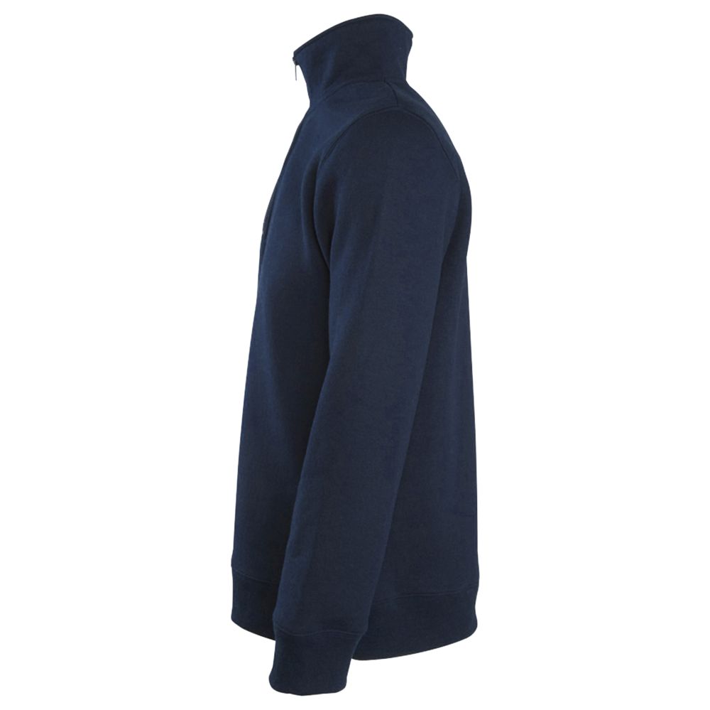 Толстовка Scott 290 с контрастным воротником на молнии, темно-синяя / Миниатюра WWW (1000)