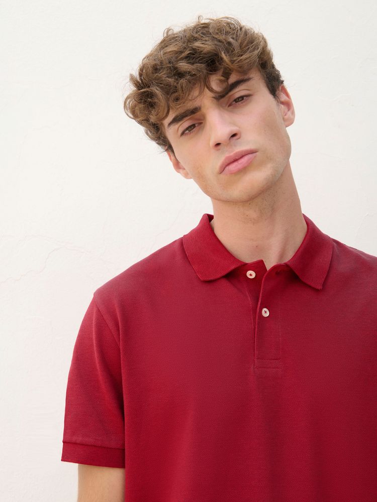 Рубашка поло унисекс Pacific, розовая (лососевая) / Миниатюра модельного (1000)