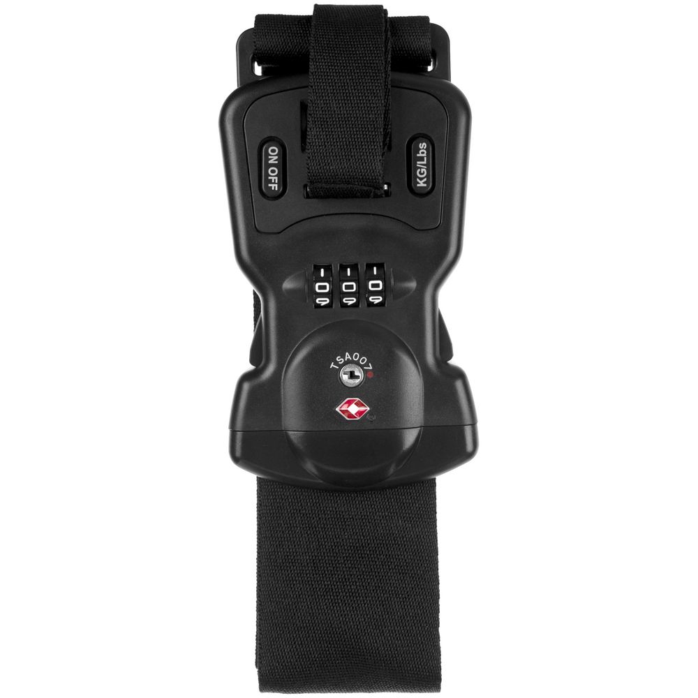 Багажный ремень с весами Bagremmen, черный / Миниатюра WWW (1000)