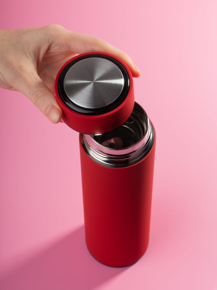 Термос с ситечком Percola, красный / Миниатюра WWW (1000)