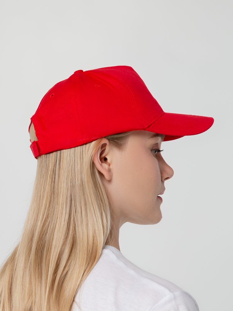 Бейсболка Promo, красная / Миниатюра WWW (1000)