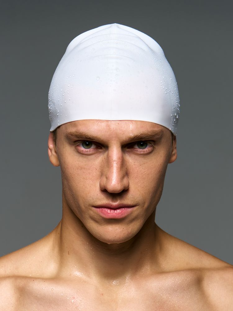 Шапочка для плавания Aquasana, белая / Миниатюра WWW (1000)