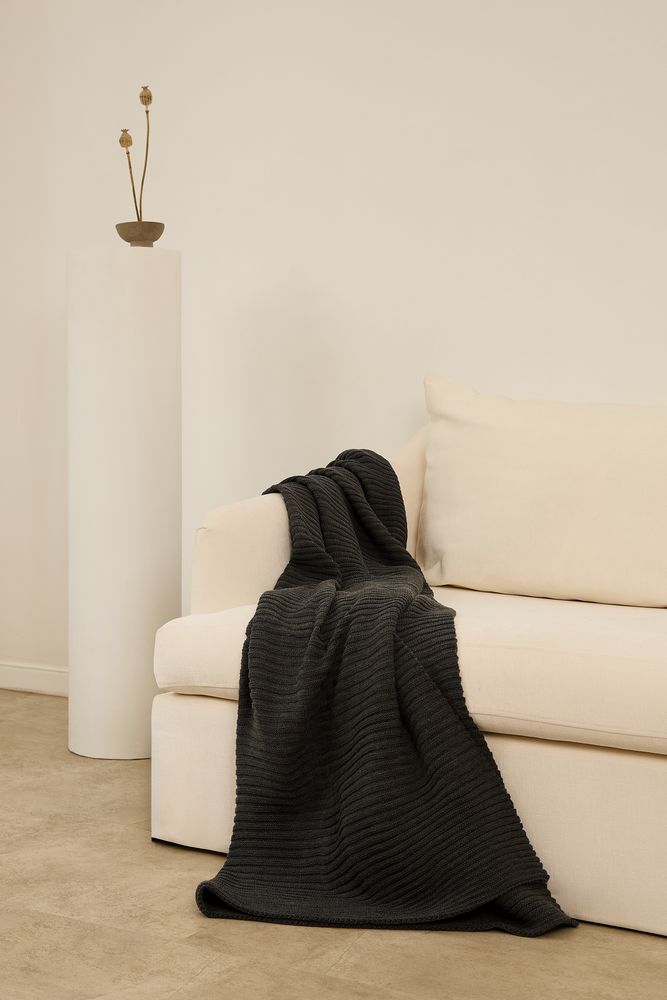 Плед Quill, темно-серый / Миниатюра WWW (1000)