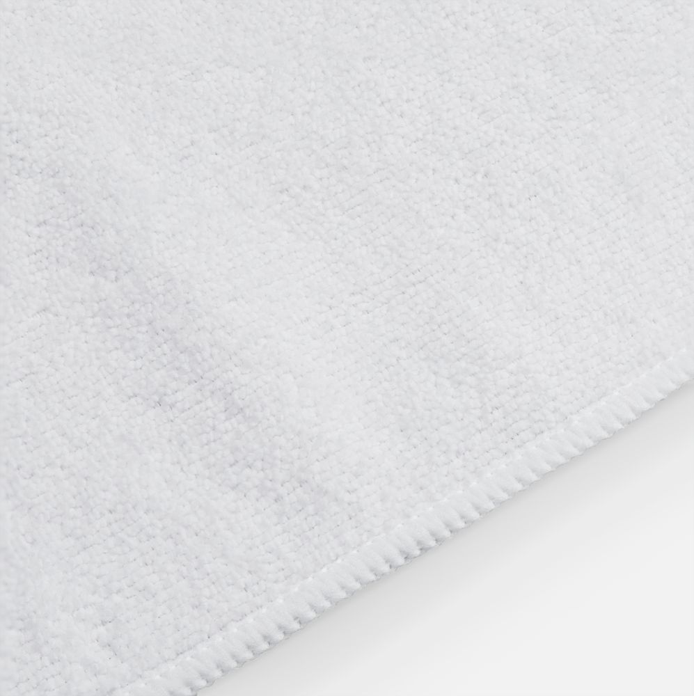 Двустороннее махровое полотенце Nice Print для сублимации, большое, белое / Миниатюра WWW (1000)