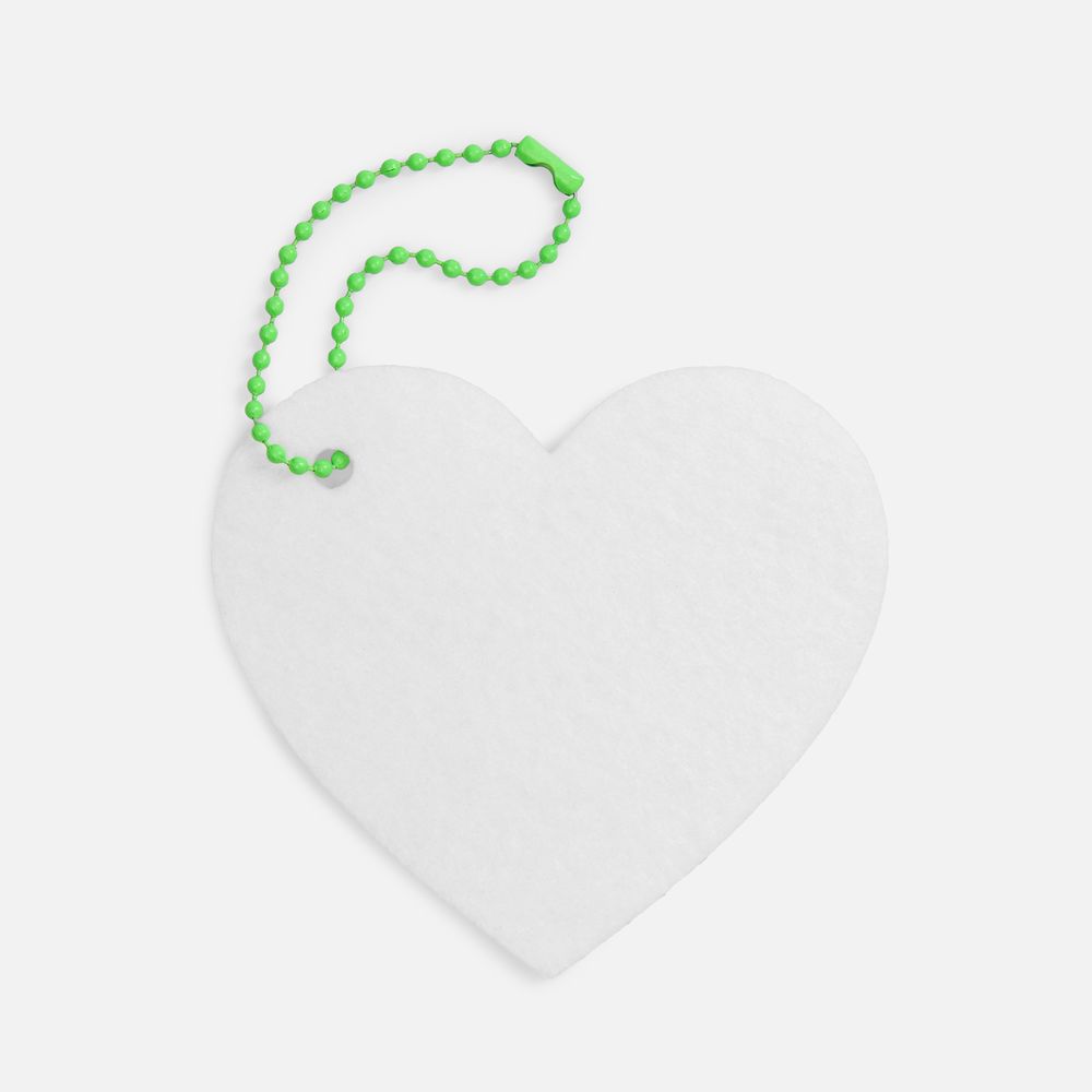 Шеврон из фетра Felt M, белый / Миниатюра нанесения (1000)