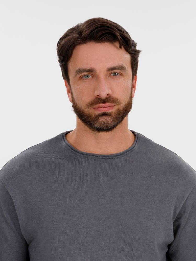 Лонгслив унисекс Siluetti Fuori, серый / Миниатюра WWW (1000)